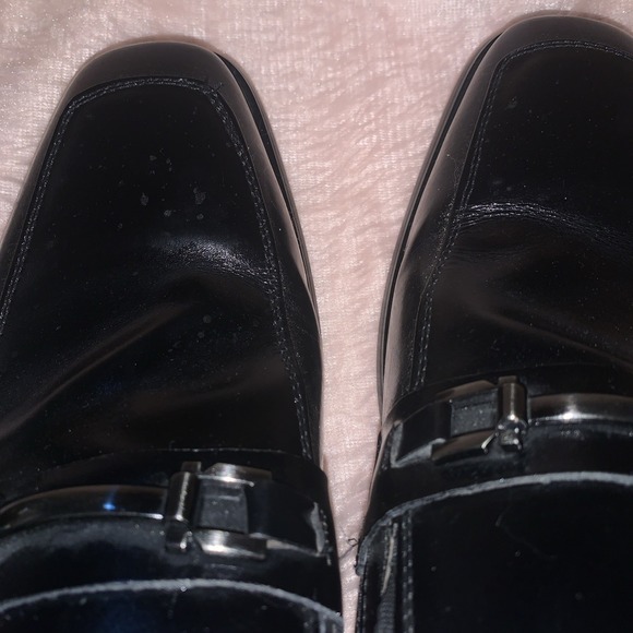 Stacy‎ Adams Mens 10m Black Dress Shoes Slip On - Picture 10 of 10